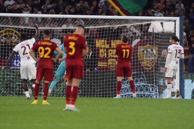 Roma, İtalya 13.11.2022: Beloit İtalya 'nın başkenti Roma' da AS Roma ve FC Torino arasında oynanan Serie A karşılaşmasında penaltıyı kaçırdı.