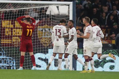 Roma, İtalya 13.11.2022: Beloit İtalya 'nın başkenti Roma' da AS Roma ve FC Torino arasında oynanan Serie A karşılaşmasında penaltıyı kaçırdı.