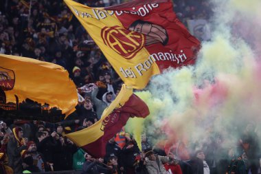 Rome, Italy 15.01.2023:  in action during the Serie A football match between AS Roma and AC Fiorentina  at Stadio Olimpico on January 15, 2023 in Rome, Italy.