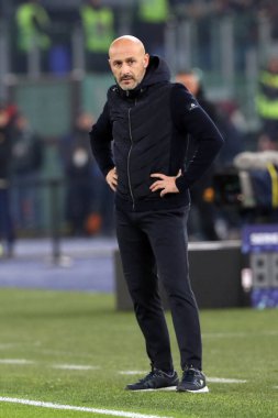 Rome, Italy 15.01.2023:  in action during the Serie A football match between AS Roma and AC Fiorentina  at Stadio Olimpico on January 15, 2023 in Rome, Italy.