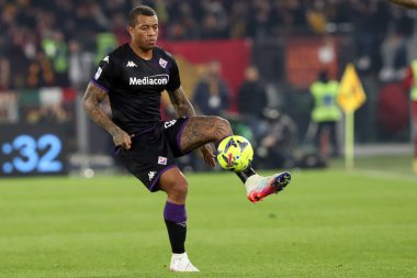 Rome, Italy 15.01.2023: Duncan (Fiorentina) in action during the Serie A football match between AS Roma and AC Fiorentina  at Stadio Olimpico on January 15, 2023 in Rome, Italy.