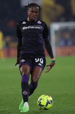 Rome, Italy 15.01.2023: Kouame (Fiorentina) in action during the Serie A football match between AS Roma and AC Fiorentina  at Stadio Olimpico on January 15, 2023 in Rome, Italy.