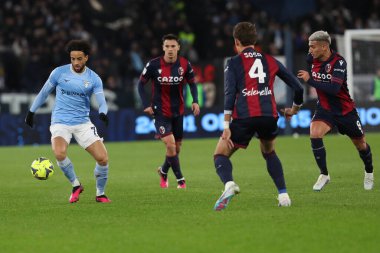 Rome, Italy 19.01.2023: Felipe Anderson (Lazio), Sosa in action during  the Freccia Rossa Italy Cup match between SS Lazio and Bologna  at Stadio Olimpico on January 19, 2023 in Rome, Italy.