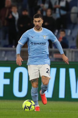 Rome, Italy 19.01.2023: Mattia Zaccagni (Lazio) in action during  the Freccia Rossa Italy Cup match between SS Lazio and Bologna  at Stadio Olimpico on January 19, 2023 in Rome, Italy.