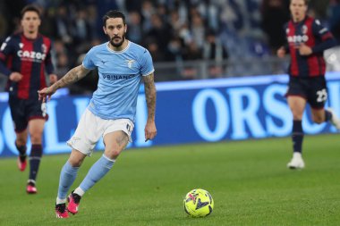 Rome, Italy 19.01.2023: Luis Alberto (Lazio) in action during  the Freccia Rossa Italy Cup match between SS Lazio and Bologna  at Stadio Olimpico on January 19, 2023 in Rome, Italy.