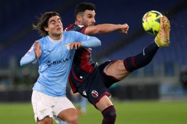Rome, Italy 19.01.2023: Luka Romero (Lazio) in action during  the Freccia Rossa Italy Cup match between SS Lazio and Bologna  at Stadio Olimpico on January 19, 2023 in Rome, Italy.