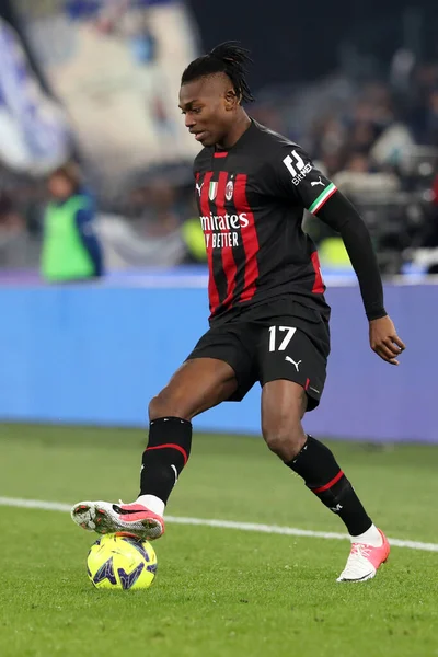 Rome, Italy 24.01.2023: Rafael Leao (Milan) in action during the Serie A match day 19 between SS Lazio and AC Milan at Stadio Olimpico on January 24, 2023 in Rome, Italy.