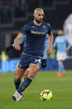 Rome, Italy 29.1.2023: Amrabat (Fiorentina) in action during the Serie A football match, day 20, between SS Lazio vs Acf Fiorentina at Stadio Olimpico on January 29, 2023 in Rome, Italy.
