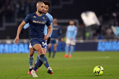 Rome, Italy 29.1.2023: Amrabat (Fiorentina)  in action during the Serie A football match, day 20, between SS Lazio vs Acf Fiorentina at Stadio Olimpico on January 29, 2023 in Rome, Italy.