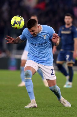 Rome, Italy 29.1.2023: Milinkovic Savic (Lazio) in action during the Serie A football match, day 20, between SS Lazio vs Acf Fiorentina at Stadio Olimpico on January 29, 2023 in Rome, Italy.