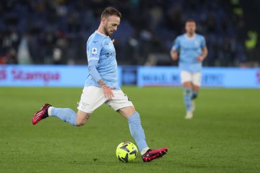 Rome, Italy 29.1.2023: Manuel Lazzari (Lazio) in action during the Serie A football match, day 20, between SS Lazio vs Acf Fiorentina at Stadio Olimpico on January 29, 2023 in Rome, Italy.