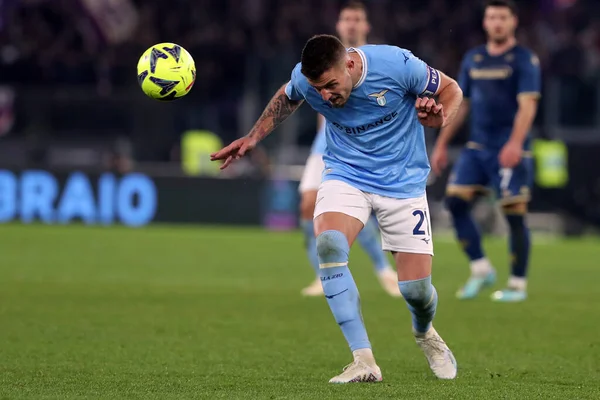Rome, Italy 29.1.2023: Milinkovic Savic (Lazio) in action during the Serie A football match, day 20, between SS Lazio vs Acf Fiorentina at Stadio Olimpico on January 29, 2023 in Rome, Italy.