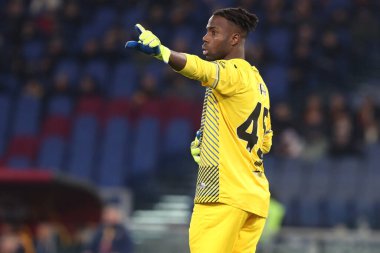 Rome, Italy 01.02.2023:  MbackeSarr (CREMONESE) in action during the semifinal Italy Cup match between AS Roma and Cremonese at OLYMPIC STADIUM on February 01, 2023 in Rome, Italy.