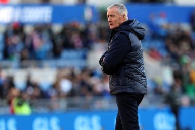 Rome, Italy 05.02.2023: KIERAN CROWLEY coach manager (ITA)  during warm up before the Guinness Six Nations 2023 rugby match between ITALY vs France at Stadio Olimpico on February 05, 2023 in Rome, Italy.