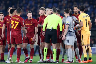 Rome, Italy 19.02.2023:  in action during the  UEFA EUROPA League 2023 football match between AS Roma vs FC Salzburg VERONA at Stadio Olimpico on February 23, 2023 in Rome, Italy.