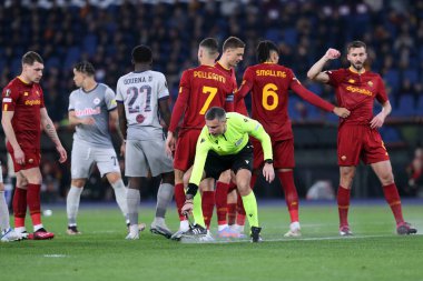Rome, Italy 19.02.2023:  REFEREE VINCIC in action during the  UEFA EUROPA League 2023 football match between AS Roma vs FC Salzburg VERONA at Stadio Olimpico on February 23, 2023 in Rome, Italy.