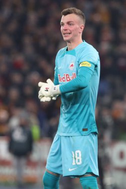 Rome, Italy 19.02.2023: PHILIPP KOHN (SALZBURG) in action during the  UEFA EUROPA League 2023 football match between AS Roma vs FC Salzburg at Stadio Olimpico on February 23, 2023 in Rome, Italy.