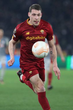 Rome, Italy 19.02.2023: Andrea Belotti of Roma in action during the  UEFA EUROPA League 2023 football match between AS Roma vs FC Salzburg at Stadio Olimpico on February 23, 2023 in Rome, Italy.