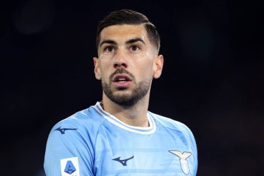Roma, İtalya 08.04.2023: Mattia Zaccagni (Lazio) Serie A 2022 / 2023 şampiyonluk maçında, 29. Gün, SS Lazio ile FC Juventus Torino arasındaki Olimpiyat Stadyumu, İtalya.
