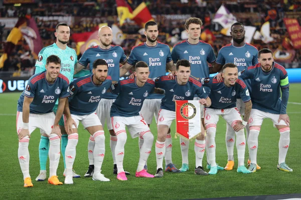 Rome Italy 2023 Feyenoord Team Official Pic Uefa Europa League — 스톡 사진
