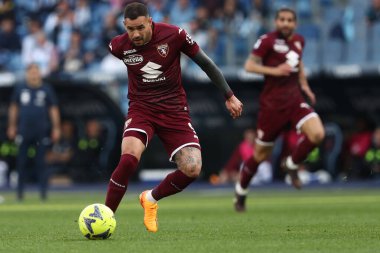 Roma, İtalya 22.04.2023: Torino 'lu Sanabria Antonio, İtalya' nın başkenti Roma 'daki Olimpiyat Stadyumu' nda SS LAZIO 'ya karşı FC TORINO arasında oynanan Serie A 2022 / 2023 futbol karşılaşmasında eylem halindedir..