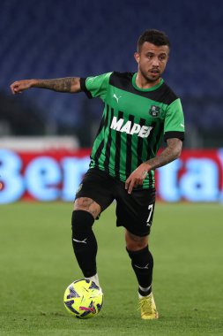 Roma, İtalya 03.05.2023: de SOUZA HENRIQUE (SASS) Serie A 2022 / 2023 futbol karşılaşması sırasında, SS Lazio ile Sassuolo arasında İtalya 'nın başkenti Roma' daki Olimpiyat Stadyumu 'nda oynanan karşılaşma..