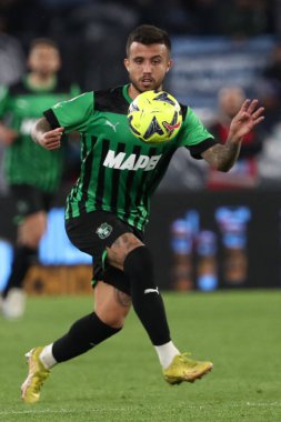 Roma, İtalya 03.05.2023: de SOUZA HENRIQUE (SASS) Serie A 2022 / 2023 futbol karşılaşması sırasında, SS Lazio ile Sassuolo arasında İtalya 'nın başkenti Roma' daki Olimpiyat Stadyumu 'nda oynanan karşılaşma..