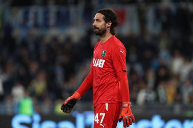 Roma, İtalya 03.05.2023: Serie A 2022 / 2023 futbol maçında SS Lazio 'nun Sassuolo' ya karşı Roma Olimpiyat Stadyumu 'nda oynadığı 33. gün..