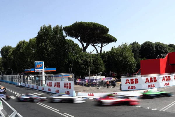 ローマ イタリア16 2023 ジェイク デニス アバランシェ アンドレッティチーム が2022年 23年Abb FiaフォーミュラE世界選手権で優勝ハンコックタイヤローマEグランプリ第14戦 — ストック写真
