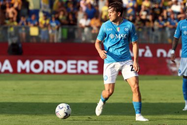 Frosinone, Italy 19.08.2023:  in action during the Italy Serie A 2023/2024 football match day 1, between Frosinone vs Napoli Calcio at Benito Stirpe stadium in Frosinone, Italy. clipart