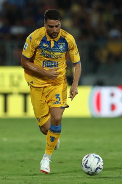 Frosinone, İtalya 19.08.2023: Frosinone 'den Riccardo Marchthe Frosinone İtalya Serie A 2023 / 2024 futbol karşılaşmasının 1. gününde Frosinone ve Napoli Calcio arasında Frosinone, İtalya' daki Benito Stirpe Stadyumu.