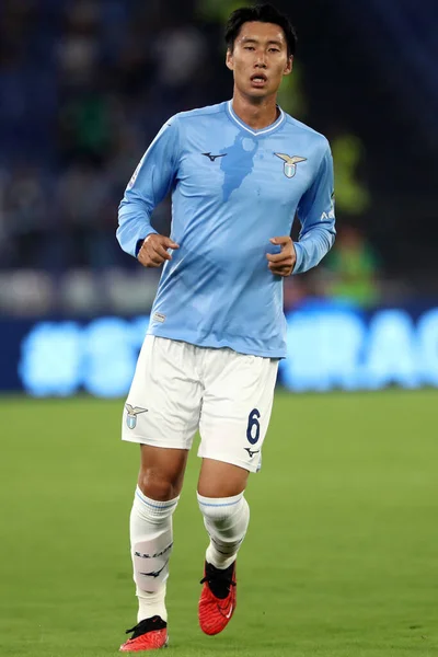 stock image Rome, Italy 27.08.2023:  Daichi Kamada of Lazio  in action during the Italy Serie A TIM 2023-2024 football match day 2, between SS Lazio vs Genoa CFC at Olympic Stadium in Rome.