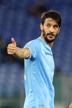 Roma, İtalya 23.09.2023: Lazio 'lu Luis Alberto İtalya Serie A TIM 2023-2024 5 günlük futbol karşılaşması sırasında Roma Olimpiyat Stadyumu' nda SS Lazio ile AC Monza arasındaki maçta görev aldı..