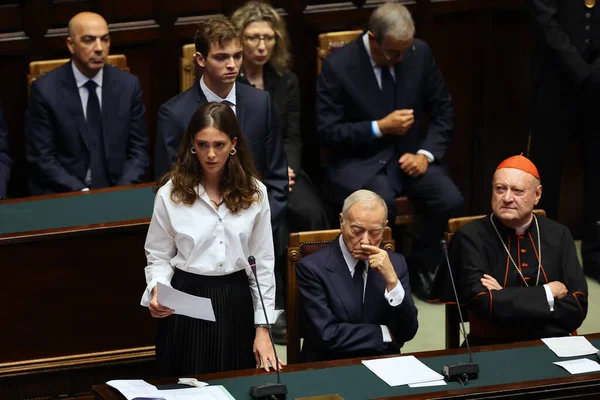 Rom Italien 2023 Sofia Napolitano Verliest Den Gedenkbrief Ihres Vaters — Stockfoto