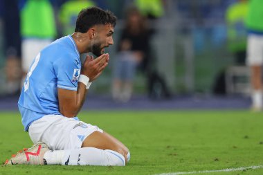 Roma, İtalya 27.09.2023: Lazio 'dan Taty Castellanos İtalya Serie A TIM 2023-2024 6 günlük futbol karşılaşması sırasında Roma Olimpiyat Stadyumu' nda SS Lazio FC Torino 'ya karşı.