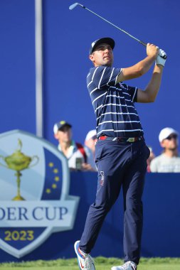 Roma, İtalya 29.09.2023: RYDER CUP 2023 'te FOURDER MATCHES Marco Simone Golf & Country Club di Guidonia Montecelio, Roma