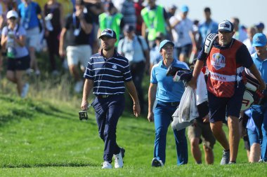 Roma, İtalya 29.09.2023: RYDER CUP 2023 'te FOURDER MATCHES Marco Simone Golf & Country Club di Guidonia Montecelio, Roma