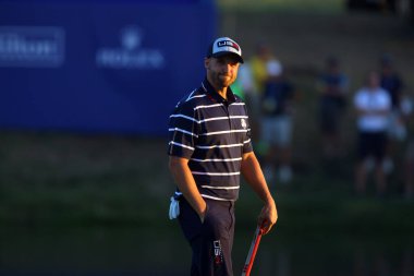 Roma, İtalya 29.09.2023: Wyndham CLARK FOURBALL MATCHES 'te RYDER CUP 2023 Marco Simone Golf & Country Club di Guidonia Montecelio, Roma