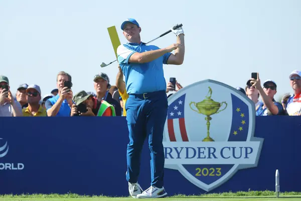 Rome Italië 2023 Fourball Matches Ryder Cup 2023 Marco Simone — Stockfoto