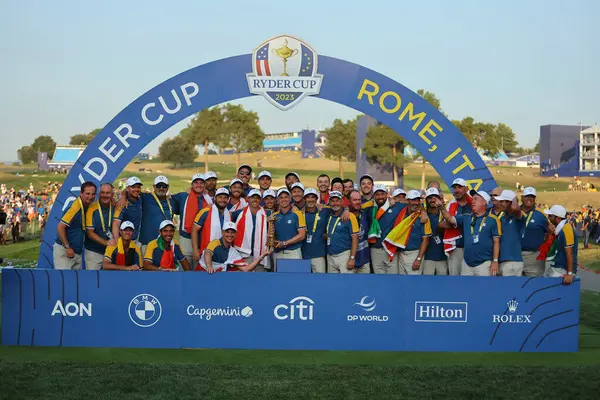 이탈리아 2023 시상식 마르코 컨트리 Guidonia Montecelio 로마에서 Ryder Cup — 스톡 사진