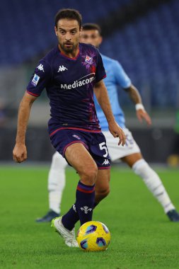 Roma, İtalya 30.10.2023: G. Bonaventura İtalya Serie A TIM 2023-2024 futbol maçının 10. gününde, SS Lazio 'nun ACF Fiorentina' ya karşı Roma Olimpiyat Stadyumu 'nda oynadığı karşılaşmada.