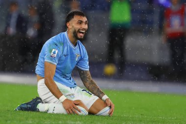 Roma, İtalya 30.10.2023: Lazio 'lu Taty Castellanos İtalya Serie A TiM 2023-2024 futbol karşılaşması sırasında, SS Lazio ile ACF Fiorentina arasında Roma Olimpiyat Stadyumu' nda oynanan karşılaşma.