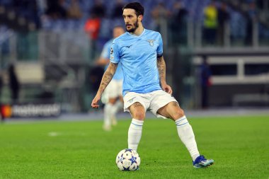 Roma, İtalya 28.11.2023: Lazio 'lu Luis Alberto, Uefa Şampiyonlar Ligi 2023-2024, E grubu, SS Lazio ile Celtic Glasgow arasında Roma Olimpiyat Stadyumu' nda oynanan karşılaşmada..