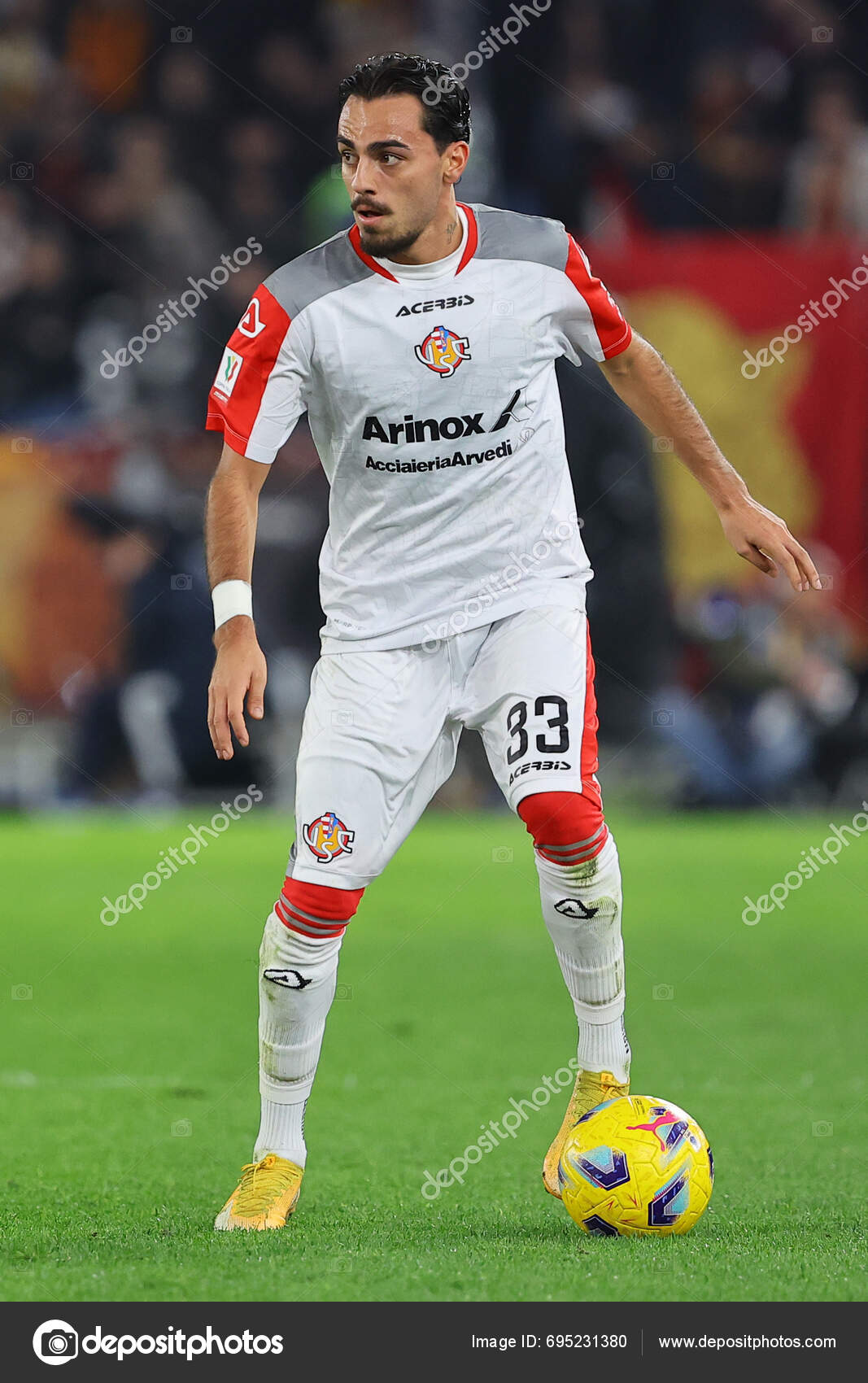 Rome Italy 2024 Action Italy Tim Cup 2023 2024 Football Stock