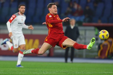 Rome, Italy 03.01.2024: Andrea Belotti of Roma in action during  the ITALY TIM CUP 2023-2024, round of 16,  football match AS ROMA VS CREMONESE at Olympic Stadium in Rome.