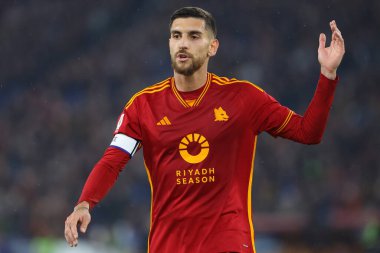 Rome, Italy 03.01.2024: Lorenzo Pellegrini of Roma in action during  the ITALY TIM CUP 2023-2024, round of 16,  football match AS ROMA VS CREMONESE at Olympic Stadium in Rome.