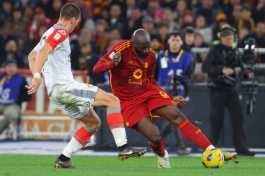 Rome, Italy 03.01.2024: Romelu Lukaku of Roma in action during  the ITALY TIM CUP 2023-2024, round of 16,  football match AS ROMA VS CREMONESE at Olympic Stadium in Rome.
