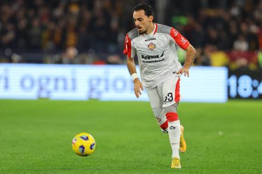 Rome, Italy 03.01.2024: Giacomo Quagliata of Cremonese  in action during  the ITALY TIM CUP 2023-2024, round of 16,  football match AS ROMA VS CREMONESE at Olympic Stadium in Rome.