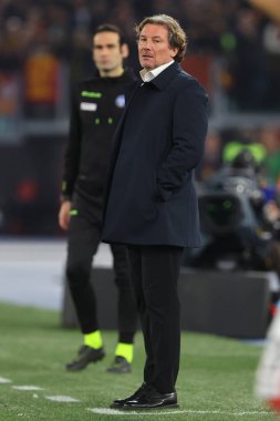 Rome, Italy 03.01.2024: Giovanni Stroppa coach manager in action during  the ITALY TIM CUP 2023-2024, round of 16,  football match AS ROMA VS CREMONESE at Olympic Stadium in Rome.
