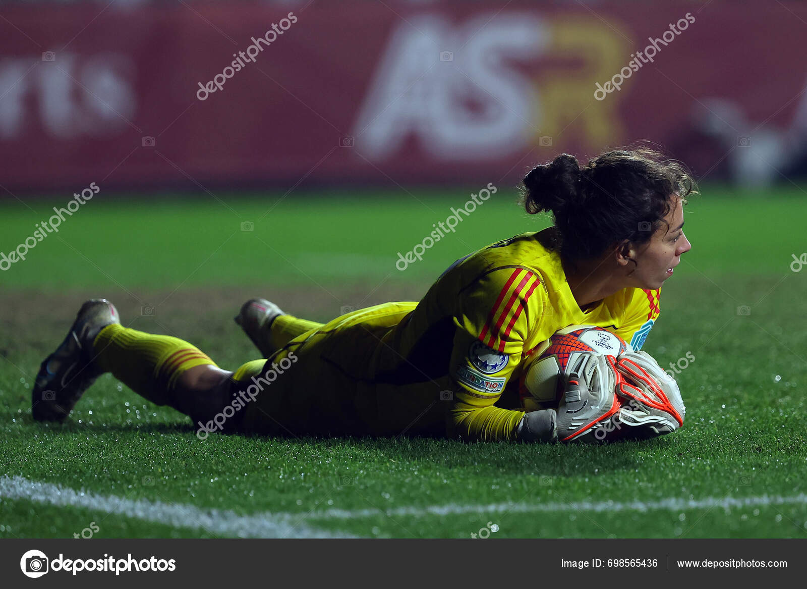 Rome Italy 2024 Cemella Ceasar Roma Action Uefa Women's Champions
